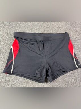 Nike Men’s Nylon Blend Square Leg Compression Swim Shorts Size L